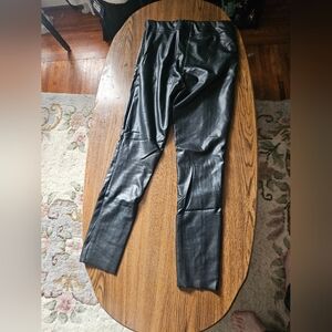 Vegan leather leggings